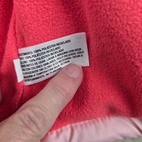 Pink Toddler Polyester Jacket Warm Outerwear With Zip Pockets 2T - Picture 5 of 7